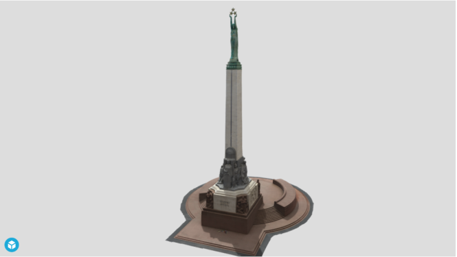 3D Brīvības piemineklis