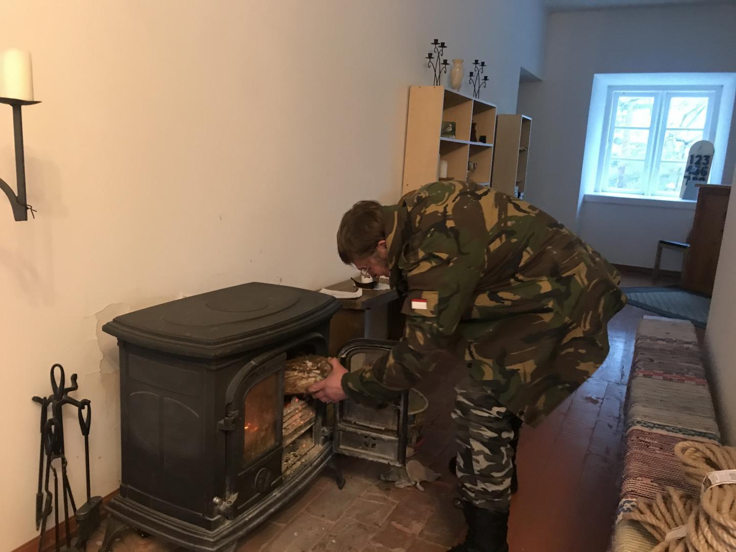 Baznīcas apkures sistēmas iekurināšana