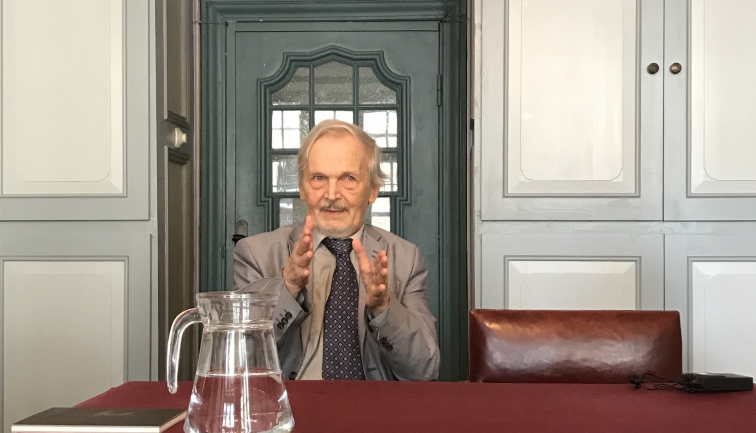 Jukka 2019.gada 11.septembrī Latvijā ēku ansamblī "Trīs Brāļi" Foto: J.D.