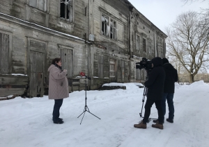 Bērvircavas muiža ziemā