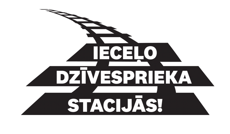 Logo: Ieceļo dzīvesprieka stacijās!