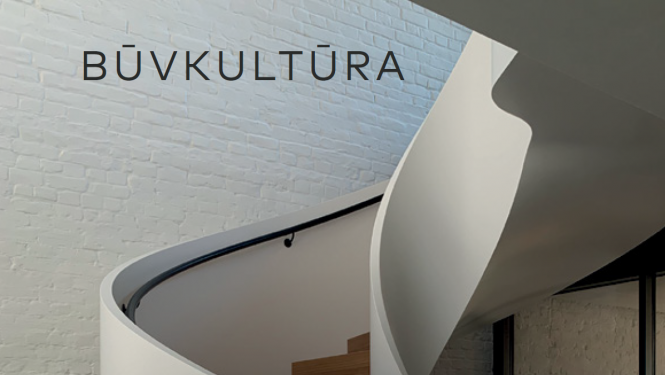 Baltas kāpnes un uzraksts Būvkultūra