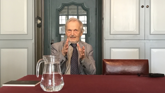 Jukka 2019.gada 11.septembrī Latvijā ēku ansamblī "Trīs Brāļi" Foto: J.D.