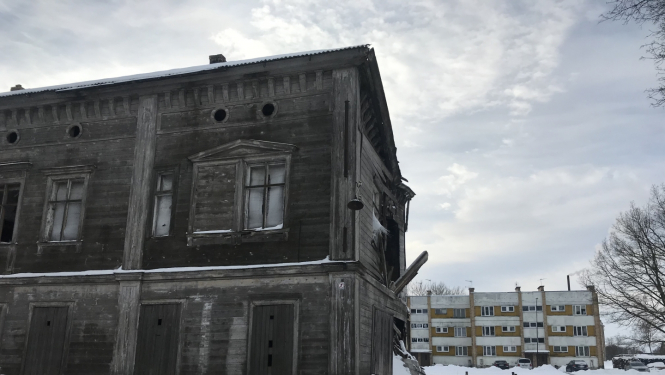 Bērvircavas muiža ziemā