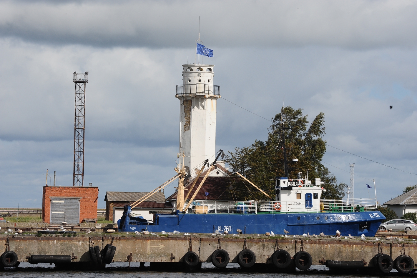 Ventspils loču bāka un kuģis