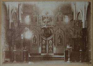 Ikonostass Jēkabpils uniātu baznīcā 20. gs. 30. gados. 